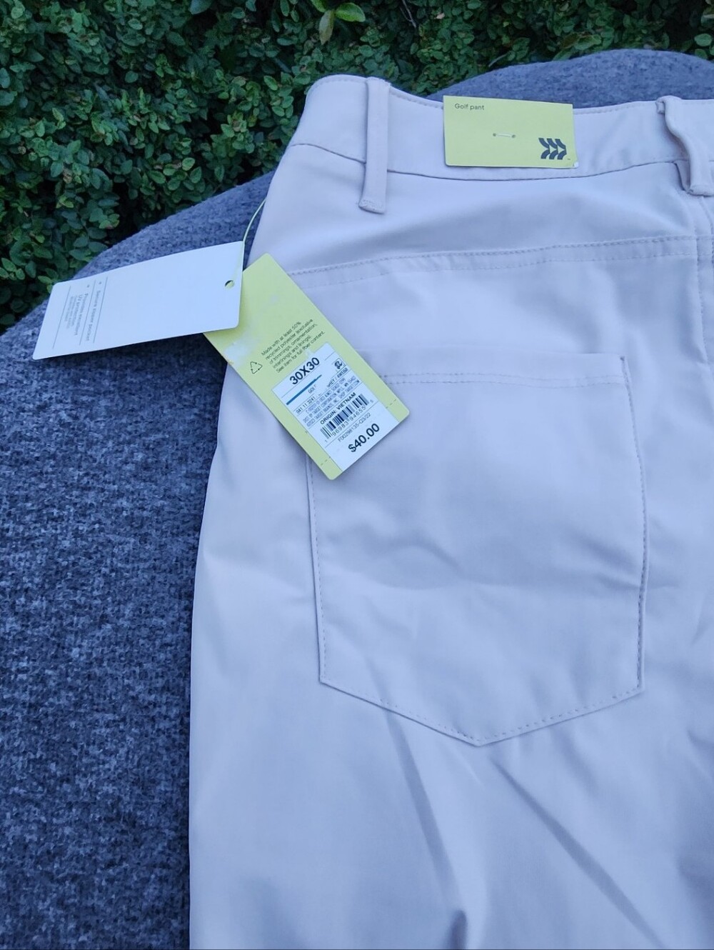 all in motion Beige Chino Pants with Back Pocket W30 XL30